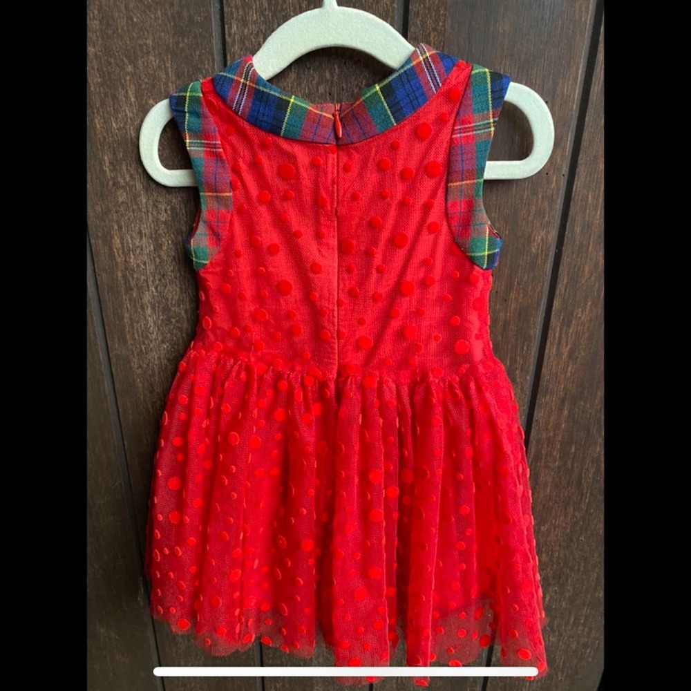 Junior Gaultier Red Tulle Dress - Picture 2 of 6